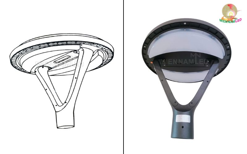 đèn led năng lượng sân vườn