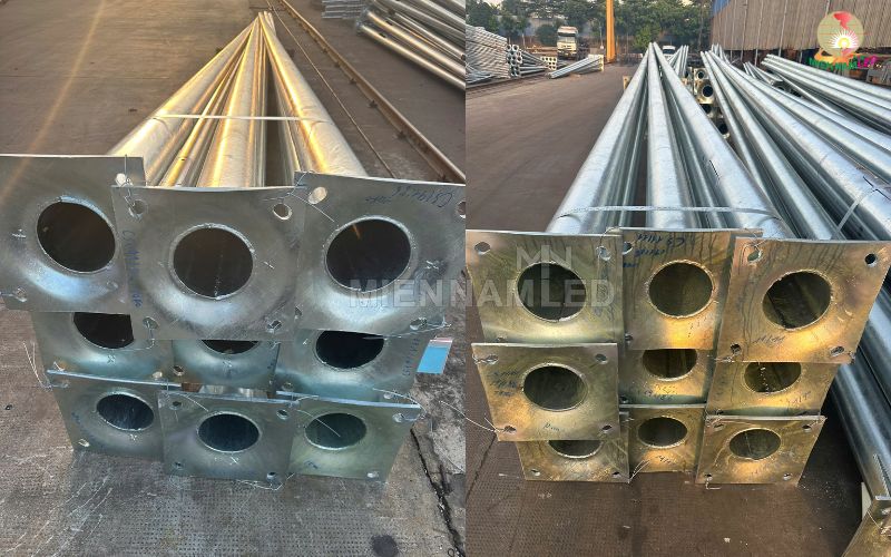 cột đèn chiếu sáng 4m