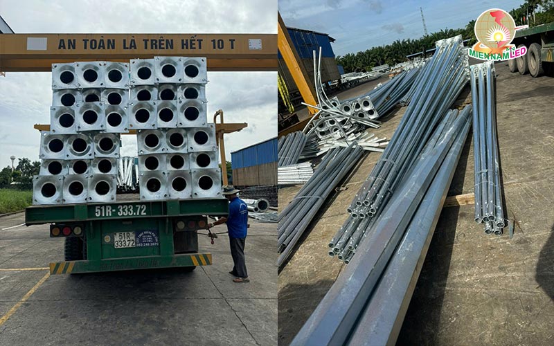 cột đèn cao áp 10m