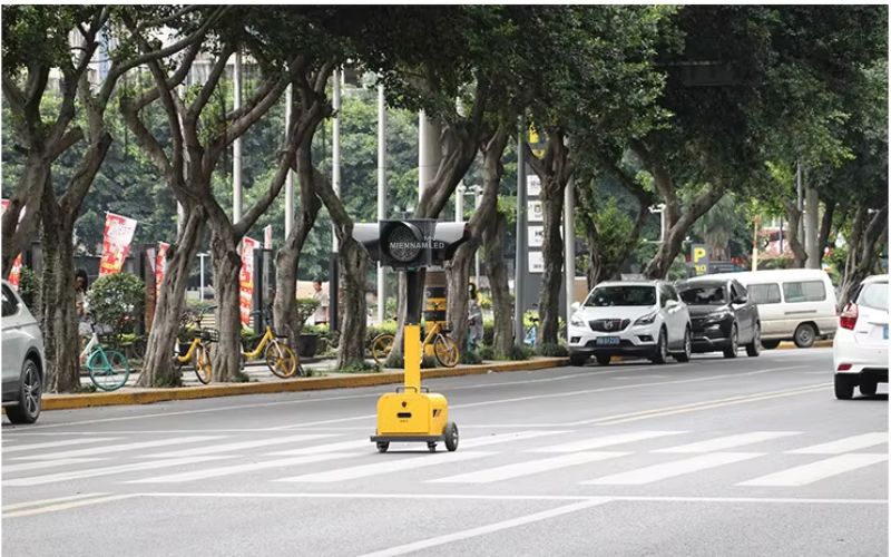 đèn giao thông di động
