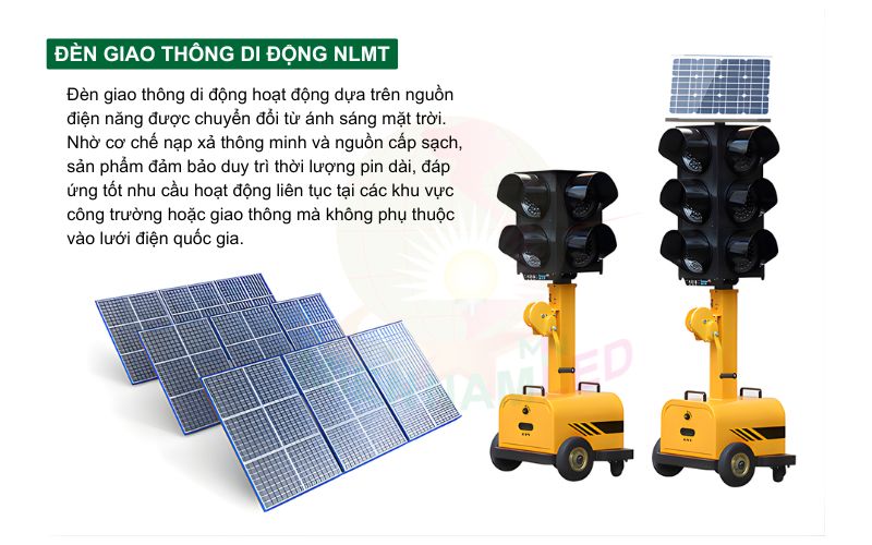đèn giao thông di động NLMT