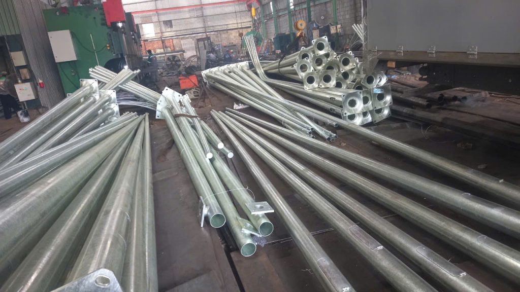 kích thước cột đèn đường