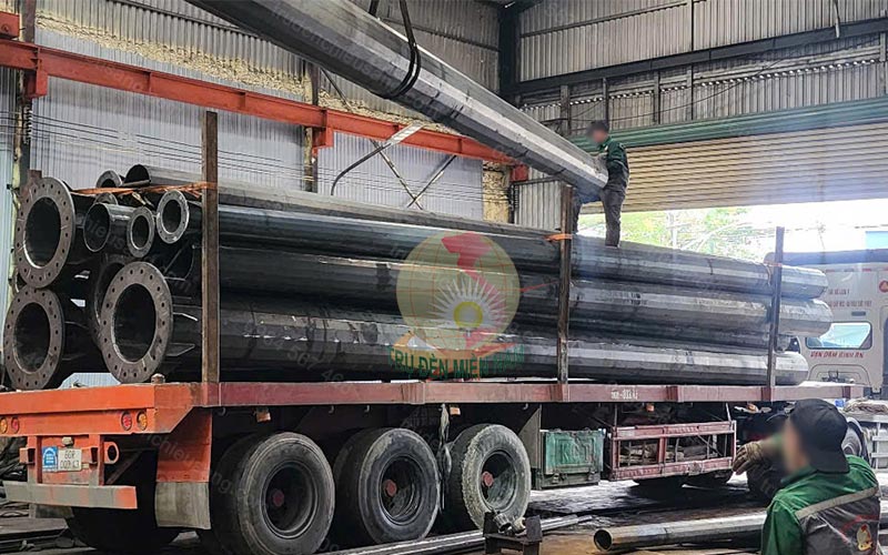 Trụ đèn nâng hạ Cột giàn đèn nâng hạ