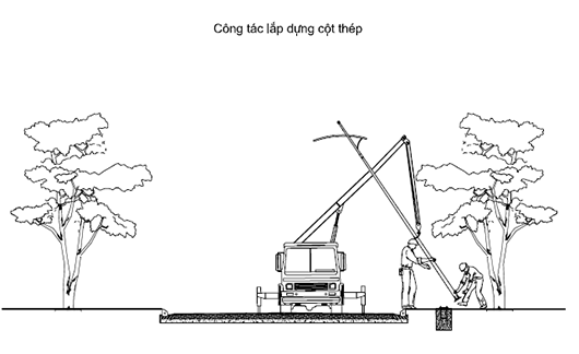 thi công chiếu sáng ngoài trời