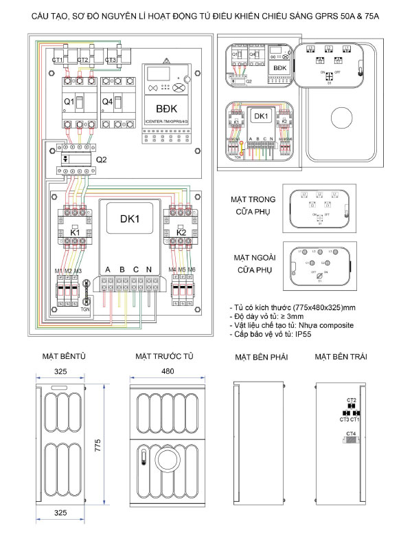 tủ điều khiển chiếu sáng thông minh