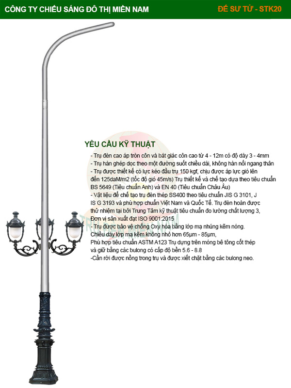 Cột đèn cao áp
