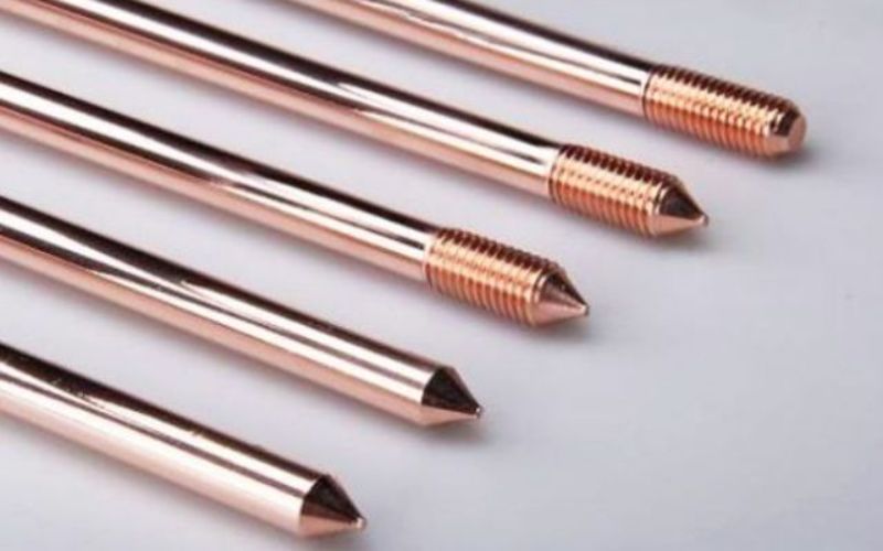 Cọc tiếp địa đồng nguyên chất