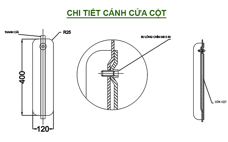 cột đèn pha 15m