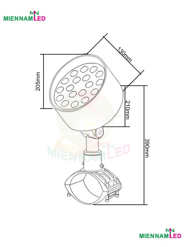 đèn rọi ngoài trời 