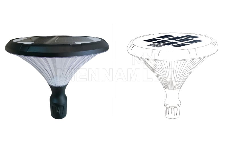 đèn led năng lượng sân vườn