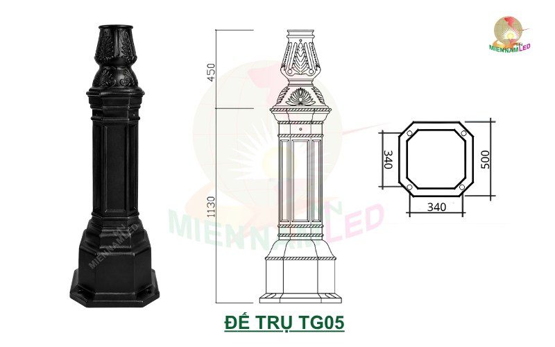 đế cột TG05 - DC05