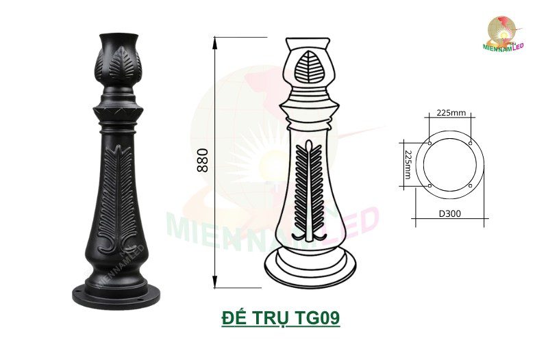đế trụ TG09