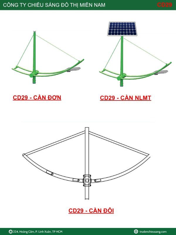 Cần Đèn Cánh Buồm CD29