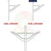 Cần đèn đường năng lượng mặt trời