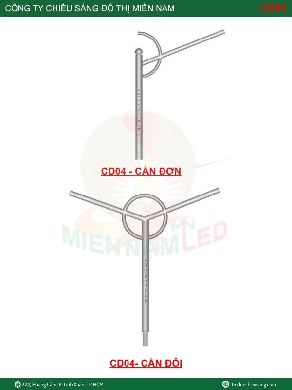 cần đèn năng lượng mặt trời