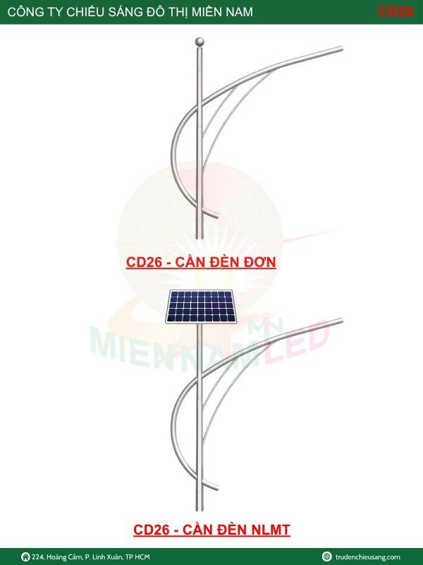 Cần đèn cao áp CD26