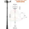 cột đèn sân vườn năng lượng mặt trời LSV03