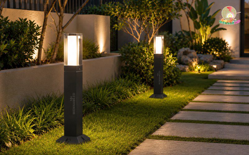 đèn trụ sân vườn thấp TC25