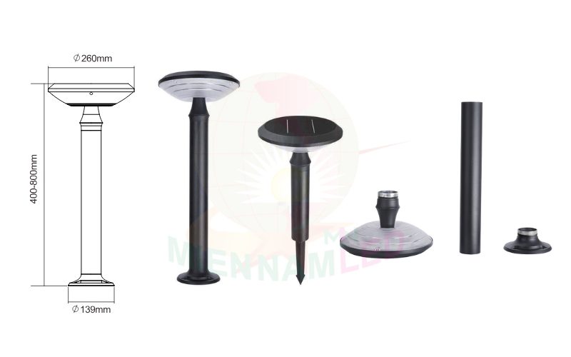 Đèn năng lượng sân vườn TCS10