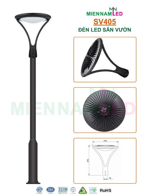 Trụ đèn led sân vườn SV405