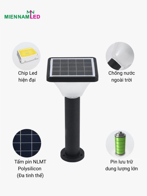 đèn trang trí sân vườn năng lượng mặt trời TCS06B