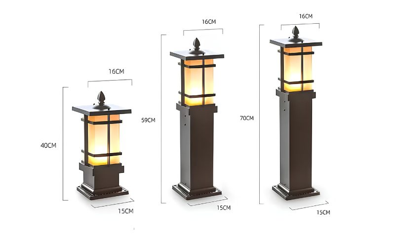 đèn sân vườn cổ điển TC34