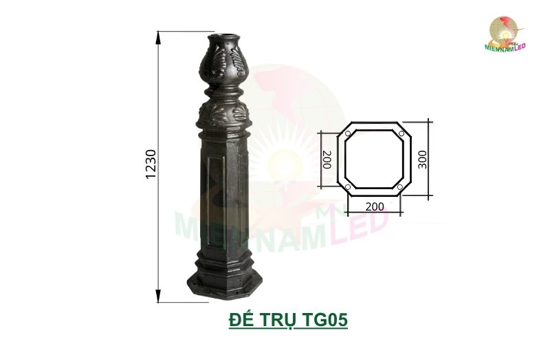 ĐẾ TRỤ TG05 NHỎ