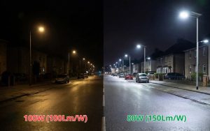 Quang Thông Và Công Suất Đèn Đường LED