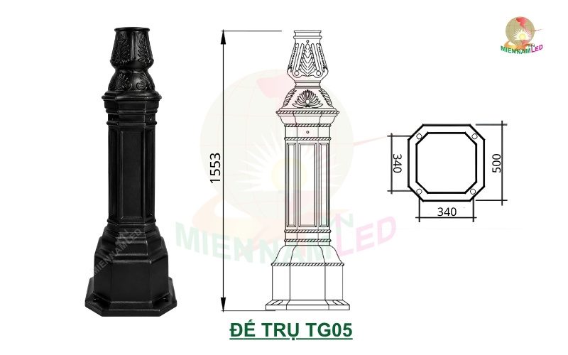 Đế cột TG05 - DC05