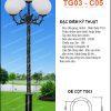 trụ đèn trang trí sân vườn