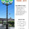 trụ đèn trang trí công viên