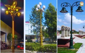 trụ đèn trang trí sân vườn