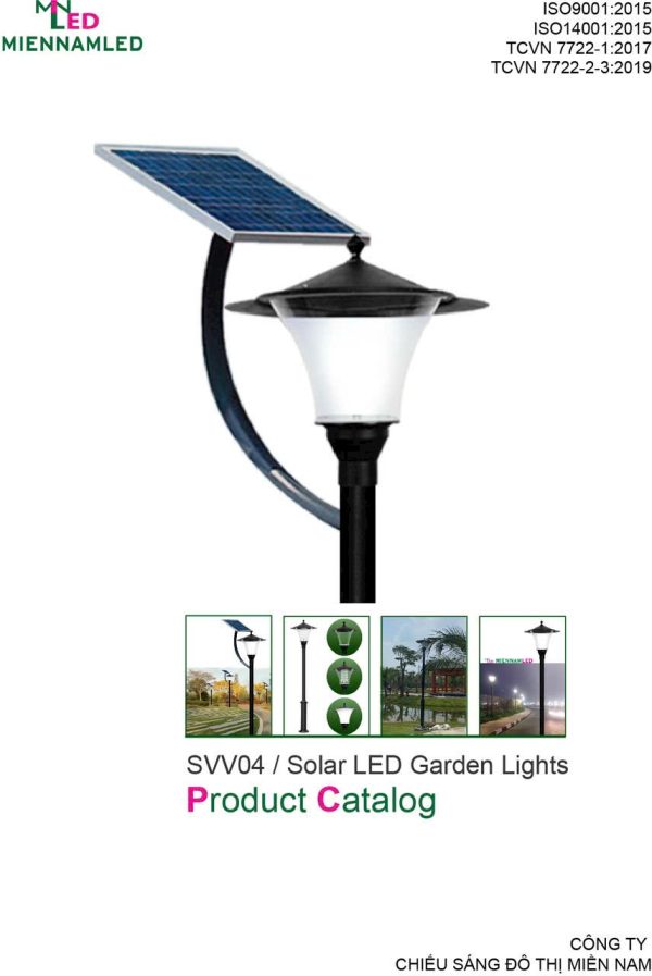 đèn năng lượng sân vườn